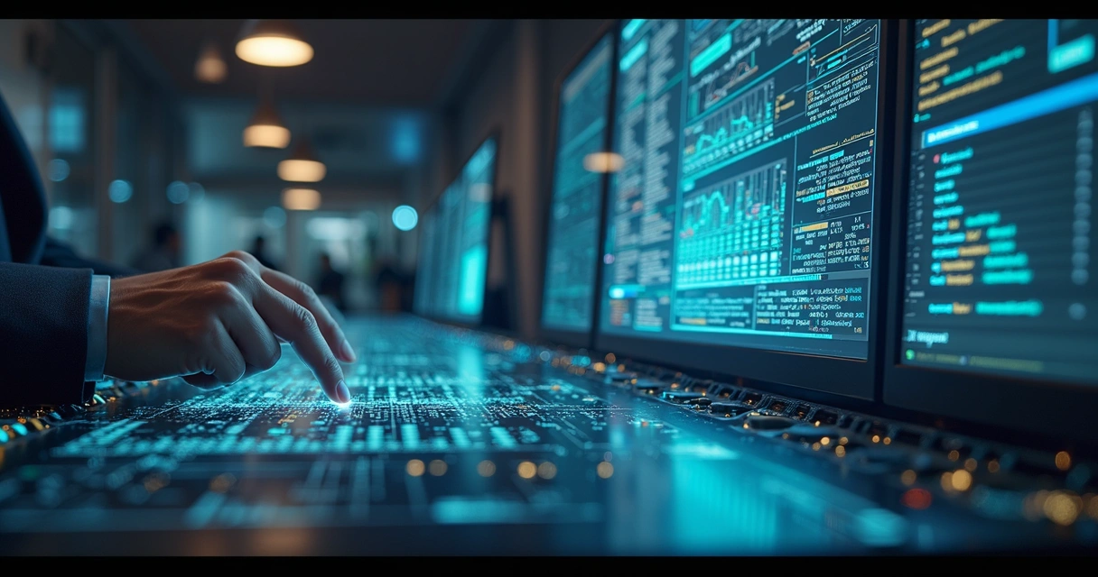 Comparação visual entre gestão centralizada e múltiplas ferramentas para vendas online com gráficos e dispositivos digitais